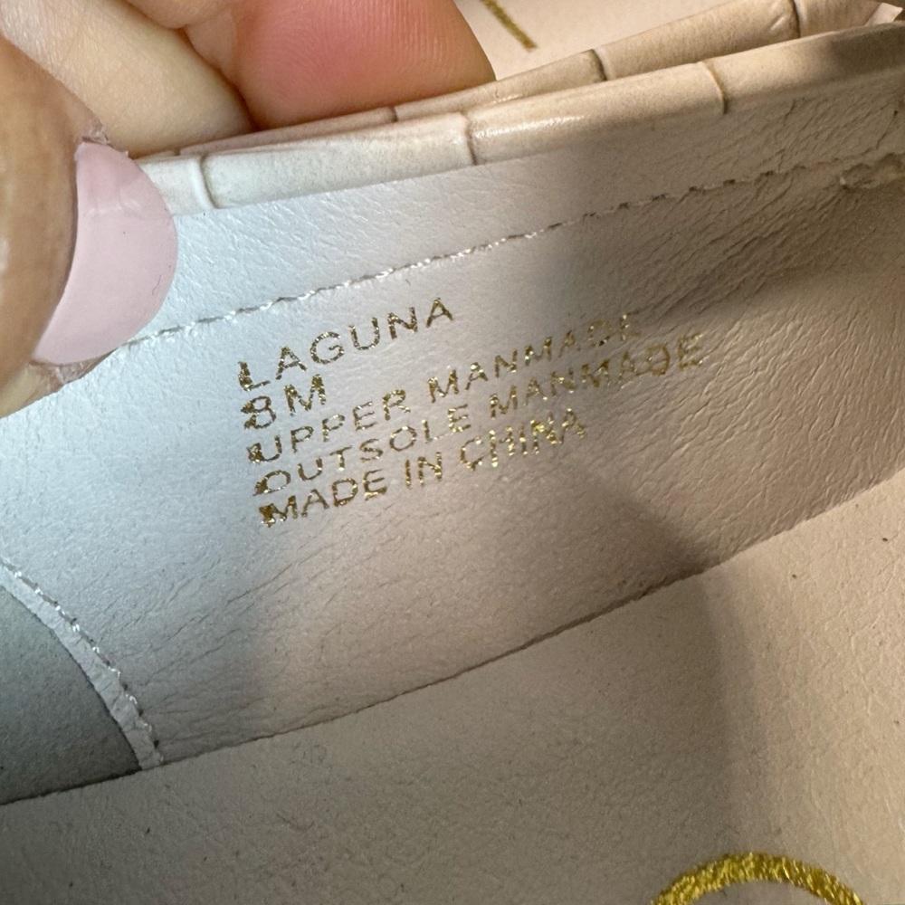 Matisse Laguna Platform Loafers Bone/Cream Croc Embossed faux leather size 8 - Picture 5 of 9